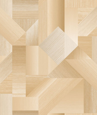 Galerie Texstyle Gold Shape Shifter A4 Wallpaper Sample from B&Q