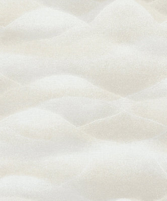 Galerie Hotel Cream Rolling Hills Glitter Landscape A4 Wallpaper Sample from B&Q