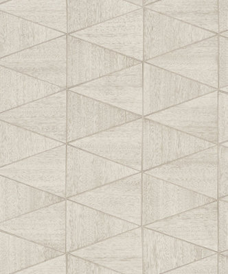 Galerie Beige Graphic A4 Wallpaper Sample from B&Q