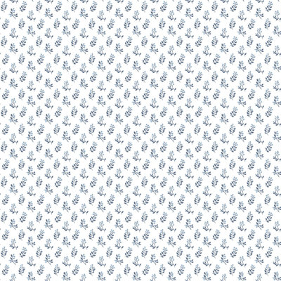 Galerie Small Prints Blue Vintage Bud A4 Wallpaper Sample from B&Q