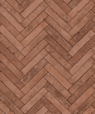 Galerie Red Stone Optic A4 Wallpaper Sample from B&Q