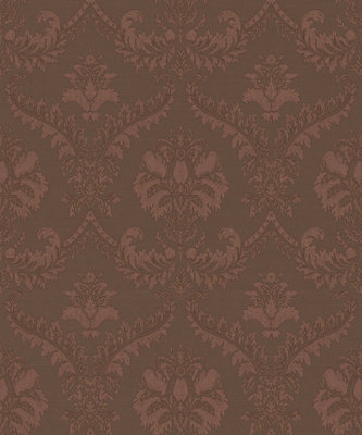 Galerie Italian Silks And Damasks Red Damask A4 Wallpaper Sample from B&Q