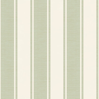 Galerie The Classic Italian Collection Green Classic Stripe Embossed A4 Wallpaper Sample from B&Q
