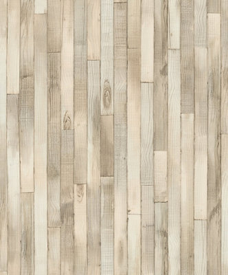 Galerie Beige Wood Optics A4 Wallpaper Sample from B&Q