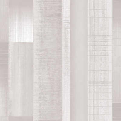Galerie Texstyle Cream Agen Stripe A4 Wallpaper Sample from B&Q