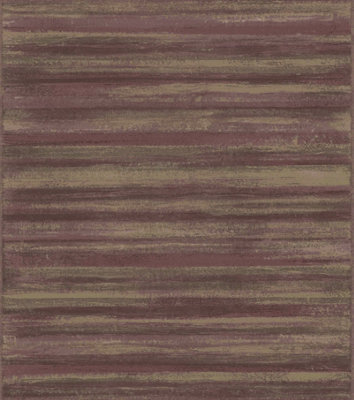 Galerie Italian Style Red Distressed Horizontal Stripe A4 Wallpaper Sample from B&Q