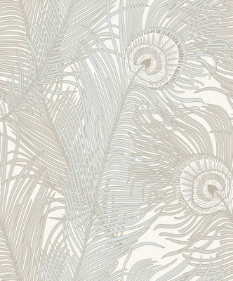 Galerie Enchanted Descartes Beige A4 Wallpaper Sample from B&Q