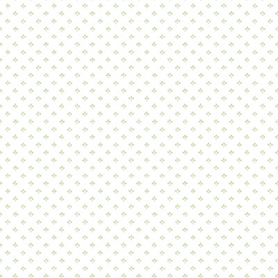 Galerie Just Kitchens Green Tri Leaf Motif A4 Wallpaper Sample from B&Q