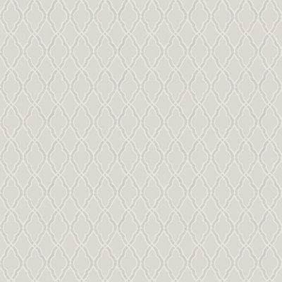 Galerie Italian Style Cream Geometric Trellis A4 Wallpaper Sample from B&Q