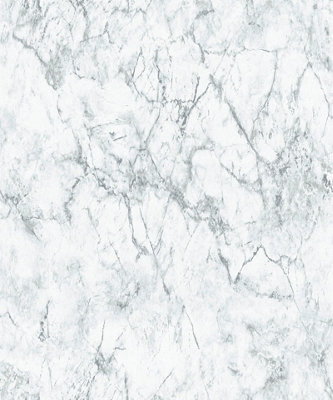 Galerie Silver Grey Gentle Beauty Motif A4 Wallpaper Sample from B&Q
