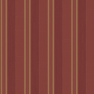 Galerie Palazzo Red Silk Stripe Embossed A4 Wallpaper Sample from B&Q