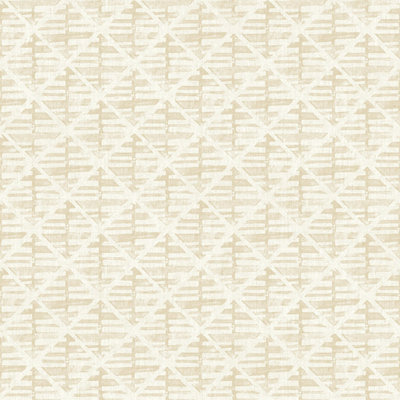 Galerie Bazaar Beige Block Print Smooth A4 Wallpaper Sample from B&Q