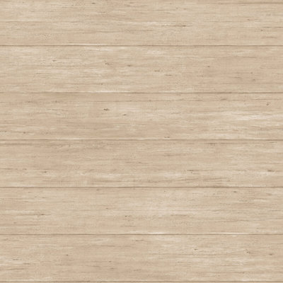 B&Q -  Kitchen Recipes Beige Barnboard Smooth A4 Wallpaper Sample