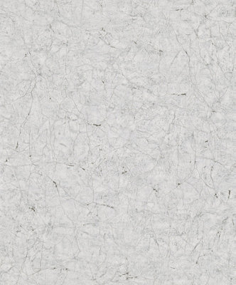 Galerie Perfecto 2 Light Grey Blue Crackle Texture Textured A4 Wallpaper Sample from B&Q