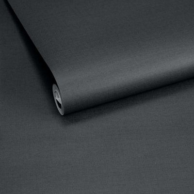 Galerie Llewelyn-Bowen Off The Wall Blue Plain Texture Lb25128 Wallpaper from B&Q