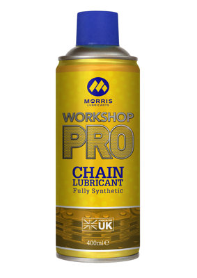 Morris Workshop Pro Fully Synthetic Multi Purpose Chain Lubricant 400 Ml from B&Q