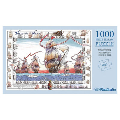 Nauticalia Hms Victory Nelsons Navy Jigsaw Puzzle 1000 Pieces from B&Q