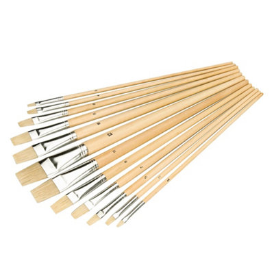 Silverline Artists Paint Brush Set 12Pce from B&Q