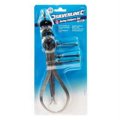 Silverline Spring Calipers Set 3Pce - 3Pce Size 3