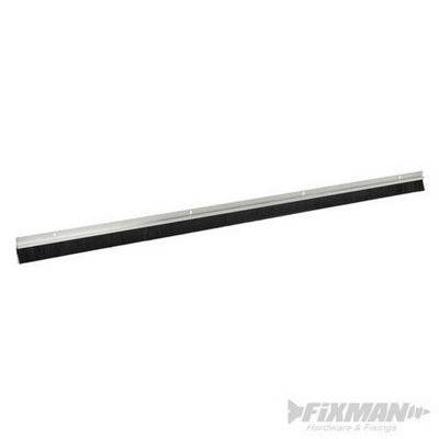 Fixman (412463) Door Brush Strip 25mm Bristles 914mm White from B&Q