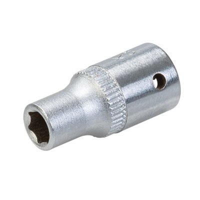 King Dick Socket Sd 1/4" Metric 6Pt5mm from B&Q