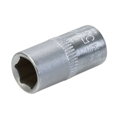 King DickSocket 1/4" Sd 6Pt Metric8mm from B&Q