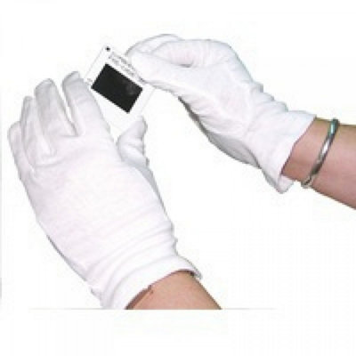 Hpc Healthline Gi/ncwo Knitted Cotton GlovesMediumWhite (Pack Of 10) from B&Q