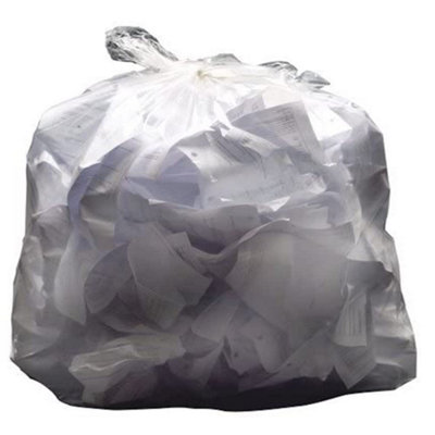 2Work Swing Bin Liner 45 Litre White (1000 Pack) Kf73379 from B&Q
