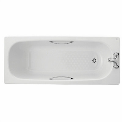 B&Q -  Celtic Steel Bath Only 1600mm Antislip
