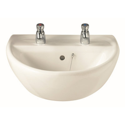 Twyford Sola Washbasin White 500mm X 400mm Sa4212Wh from B&Q