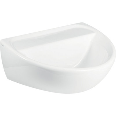 Twyford Sola No Tap Medical Wash Basin White 500mm X 400mm Sa4250Wh from B&Q