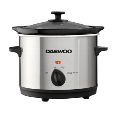Daewoo 1.5 Litre Slow Cooker 100W Efficient Dishwasher Safe Sda1363Ge from B&Q