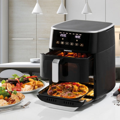 Daewoo Actuate 11L Dual Split Drawer Air Fryer, 1700W, Space Saving Design - Image 7