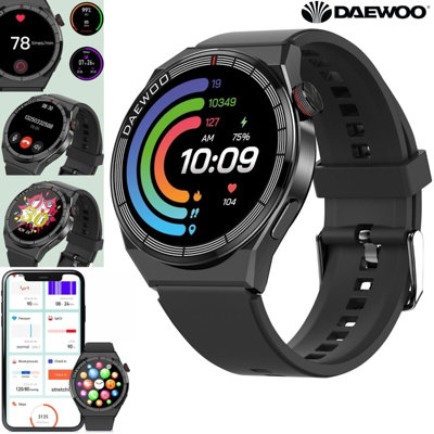 Daewoo Cnx+ Amoled Display Smart Watch Activity Tracker With Bluetooth To Android & Ios
