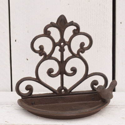 Satchville Cast Iron Bird Feeder With Swirls from B&Q