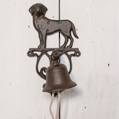 Satchville Cast Iron Doorbell Dog Design from B&Q