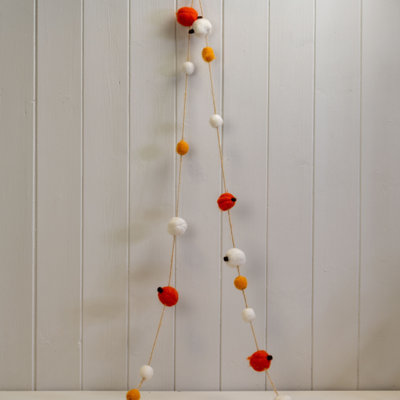  - Satchville Wool Pumpkin Garland