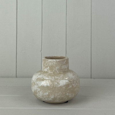 - Satchville Marbled Ceramic Vase