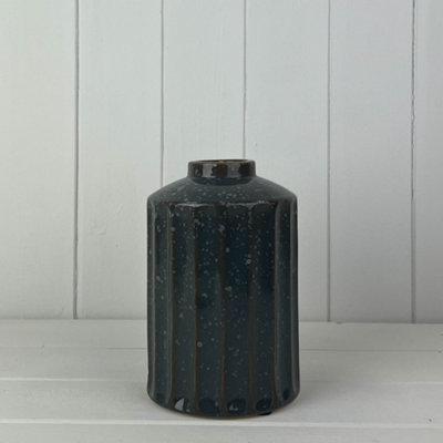 Satchville Small Ceramic Glossy Vase from B&Q