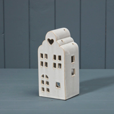 Satchville Ceramic House Tealight Holder from B&Q