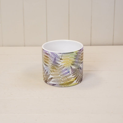 Satchville Ceramic Fern Leaf Pot from B&Q