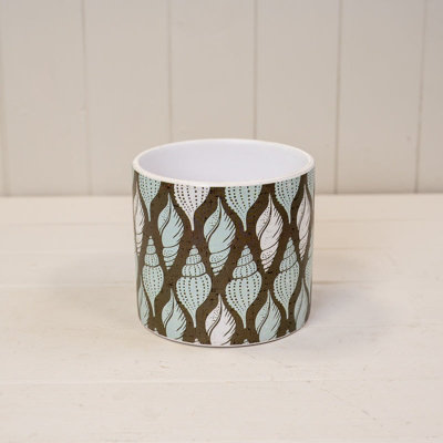 Satchville Ceramic Tulip Shell Pot from B&Q