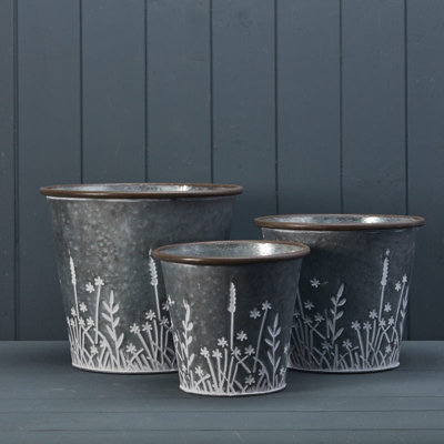 Satchville Meadow Planters Set from B&Q