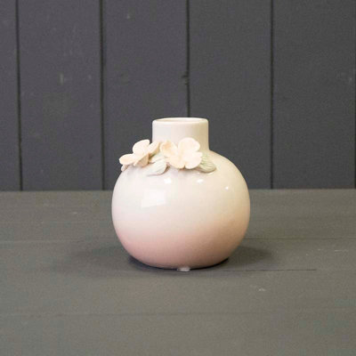 Satchville Ceramic Floral Ombre Vase from B&Q