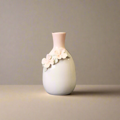 Satchville Ceramic Floral Ombre Vase from B&Q