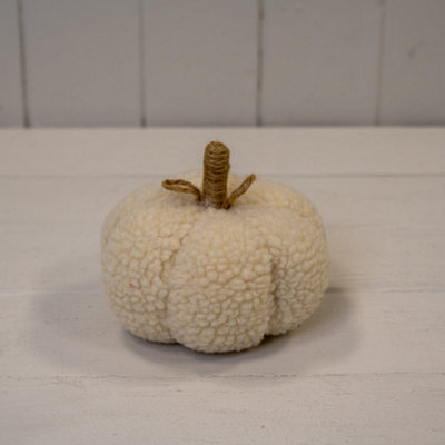 Satchville Cream Fabric Pumpkin from B&Q