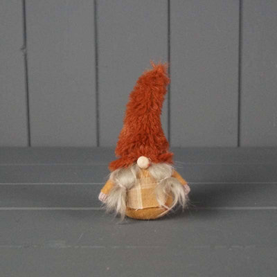  - Satchville Orange Fabric Gonk With Bunches