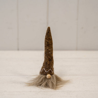  - Satchville Fabric Gonk With Tall Brown Hat