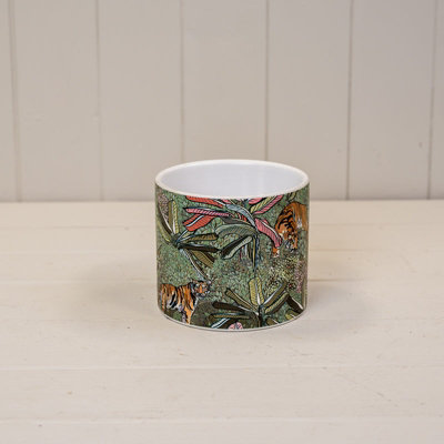 Satchville Ceramic Jungle Design Pot from B&Q