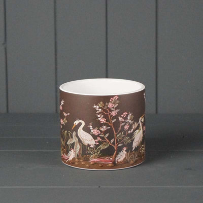 Satchville Ceramic Stork Design Pot from B&Q